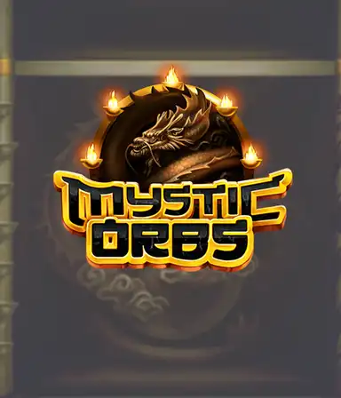 The mystical game interface of Mystic Orbs slot by ELK Studios, featuring ancient symbols and glowing orbs. The picture showcases the game's enigmatic atmosphere and the detailed, vibrant design, making it an enticing choice for players. The artistry in each symbol and orb is evident, adding depth to the game's ancient Asian theme.